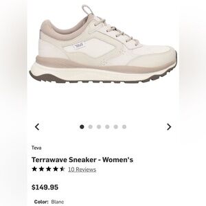 New in box Teva Terra Weave Sneaker - Blanc tennis shoes women’s 9